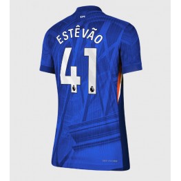 Chelsea Estevao Willian #41 Thuis tenue Dames 2025-26 Korte Mouw